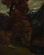 The Glen at Ornans Gustave Courbet